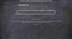 Desktop Screenshot of citizenrecall.org