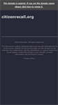Mobile Screenshot of citizenrecall.org