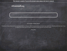 Tablet Screenshot of citizenrecall.org